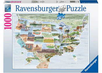RBURG FROM SEA TO SHINING SEA 1000PC