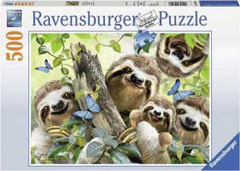 RVENSBURGER SLOTH SELFIE 500PC PUZZLE