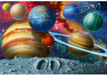 RAVENSBURGER - STEPPING INTO SPACE 24 PC PUZZLE - Image 2