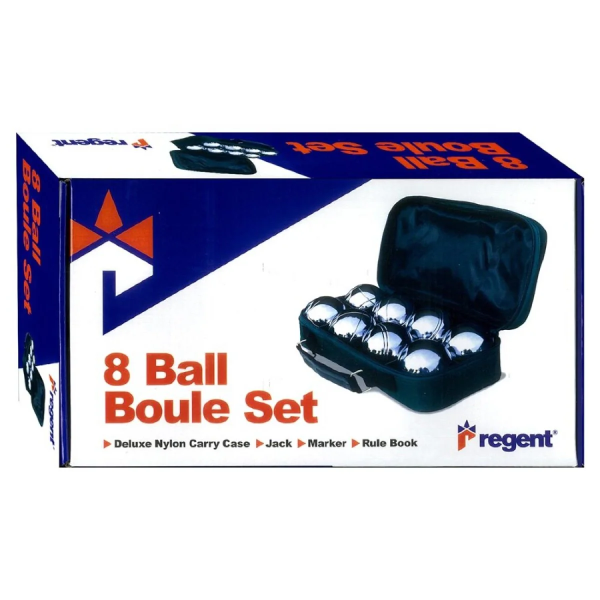 REGENT 8 BALL BOCCE BOULE SET - Image 2