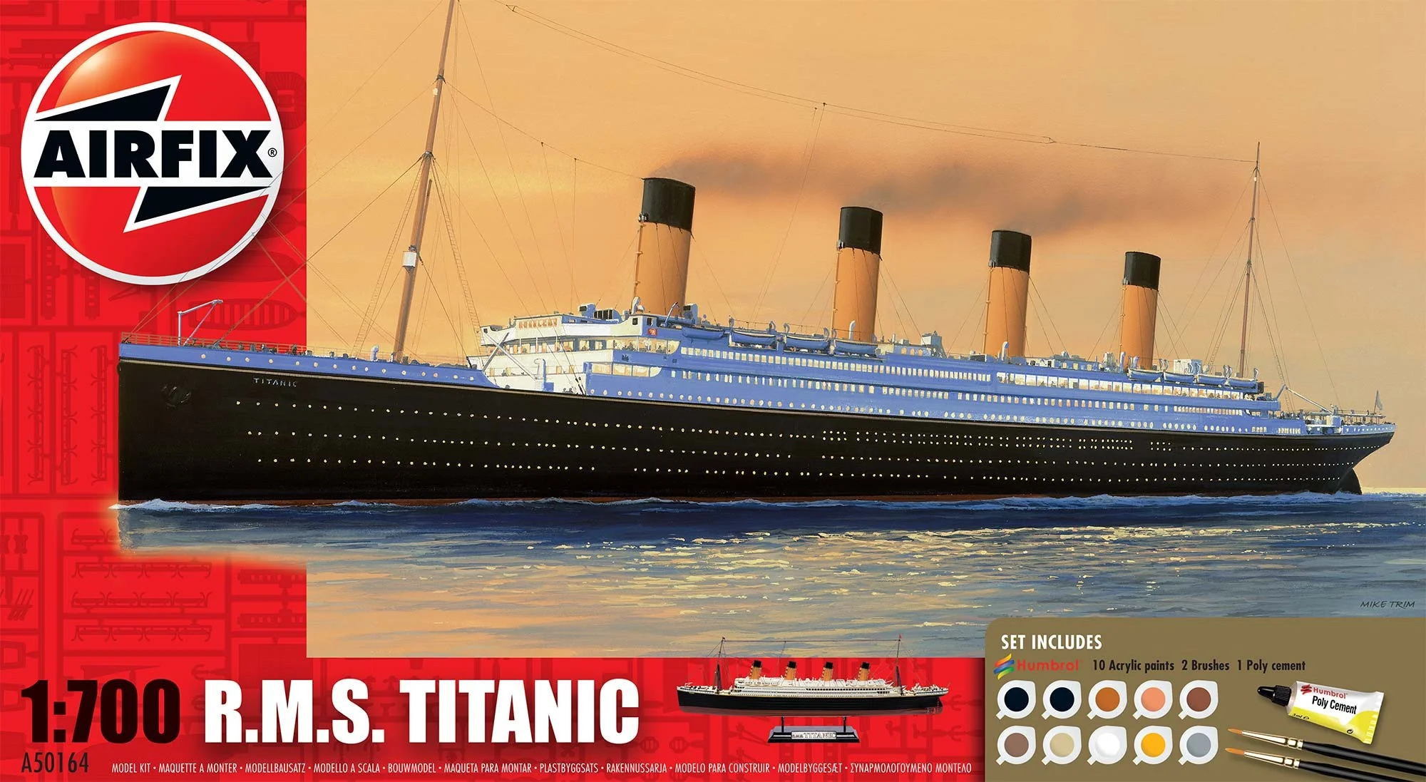 AIRFIX 1:400 RMS TITANIC GIFT SET