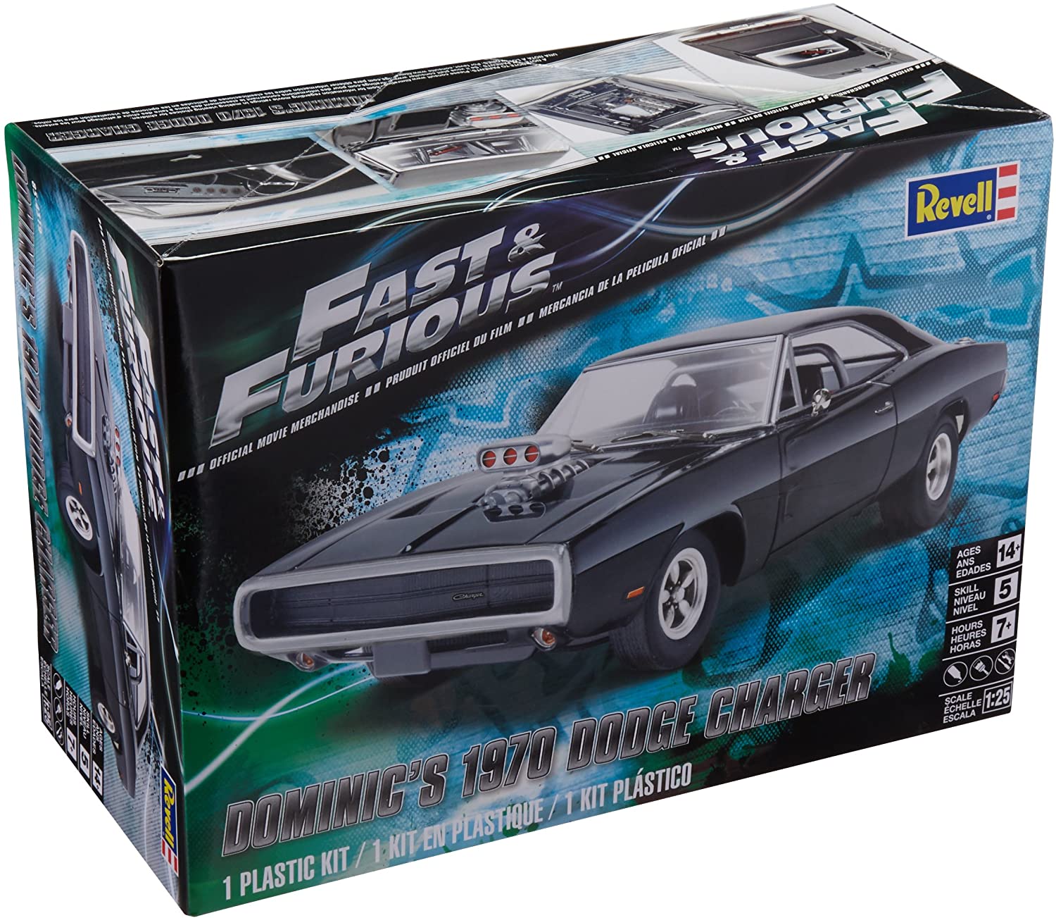 REVELL FAST AND FURIOUS DOMINICS 1970 DODGE CHARGER