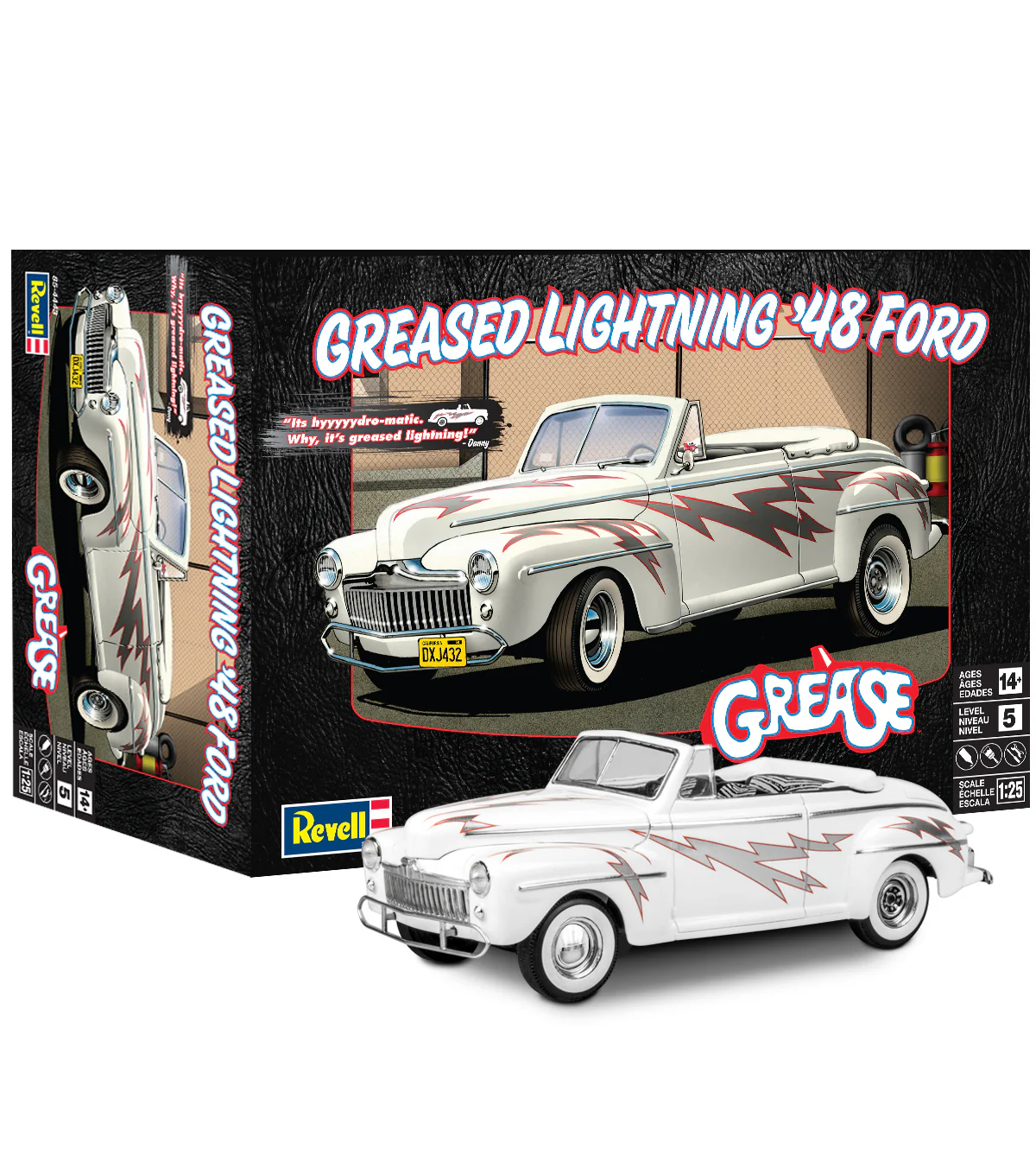 REVELL GREASED LIGHTNING '48 FORD CONVERTIBLE