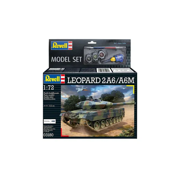 REVELL STARTER KIT 1/72 MODEL SET LEOPARD 2A6/A6M - Image 2