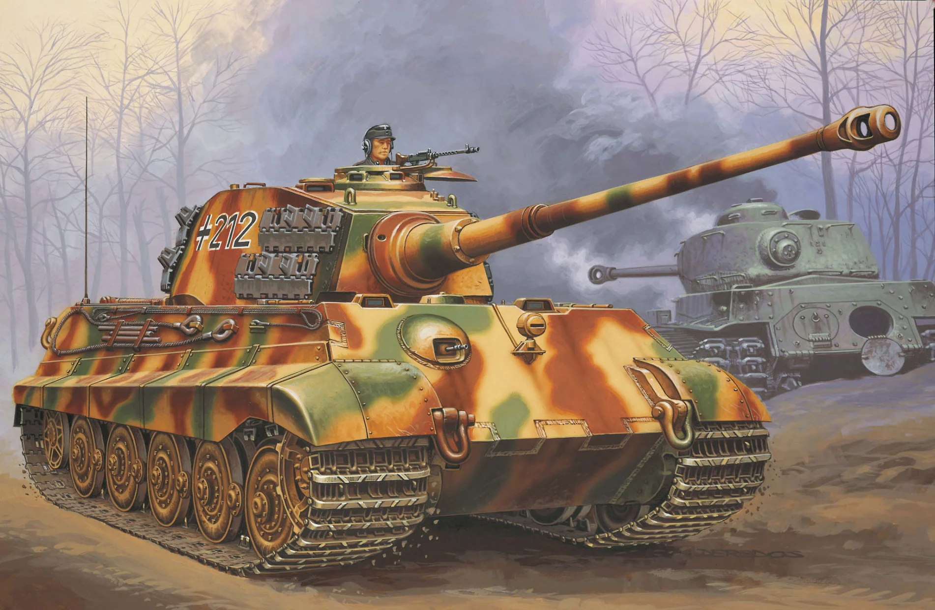 REVELL STARTER KIT 1/72 MODEL SET TIGER II AUSF. B - Image 3
