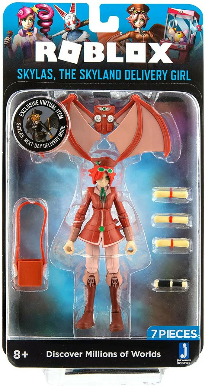 ROBLOX - IMAGINATION FIGURE PACK - SKYLAS, THE SKYLAND DELIVERY GIRL