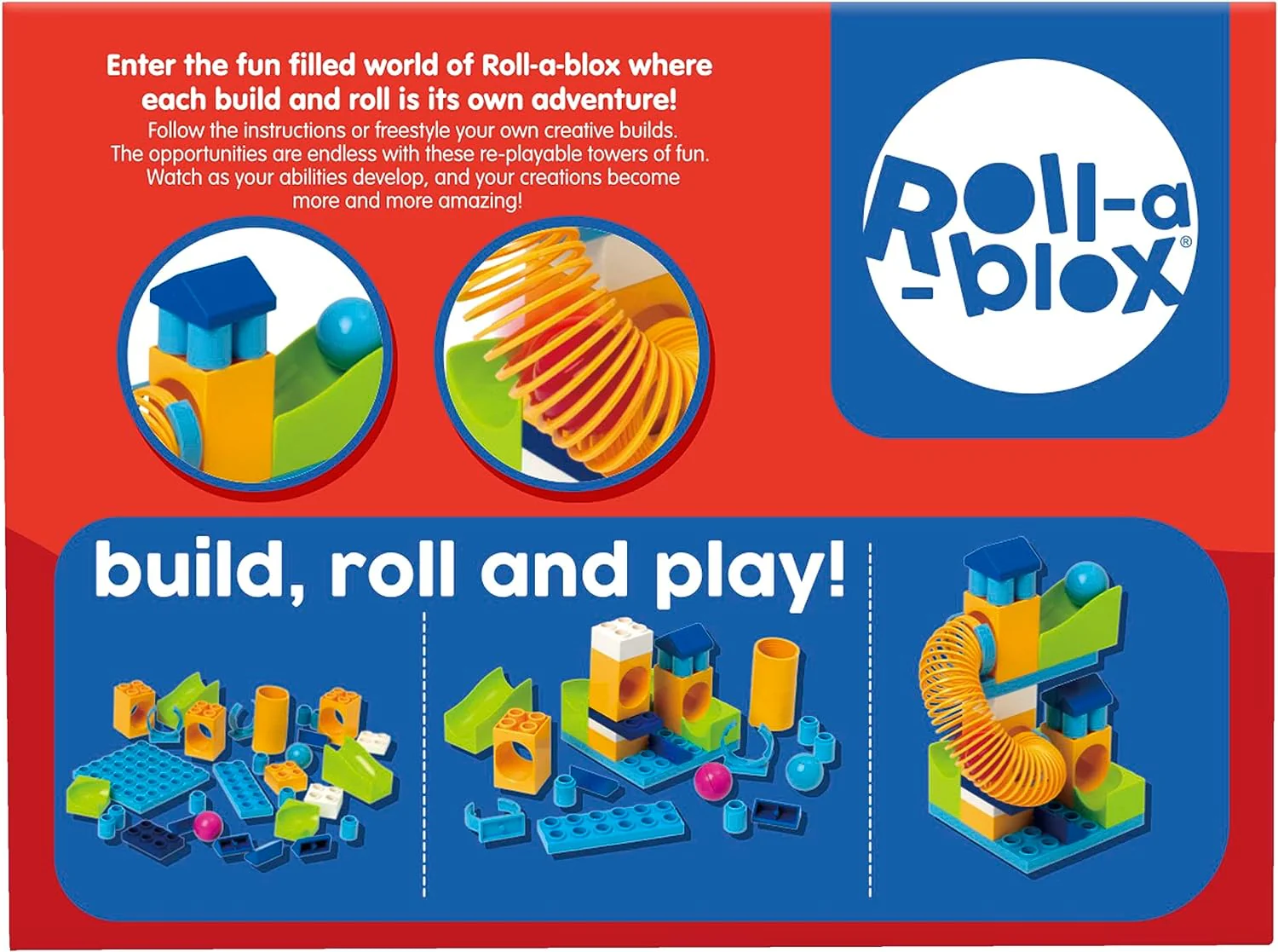 PETERKIN ROLL-A-BLOX GIA MINI PLAYSET 33PC - Image 4
