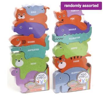 ROO CREW - STACK UP ANIMALS - ECO WOOD