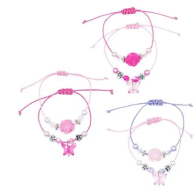ROSE AND BUTTERFLY PEARL BRACELET