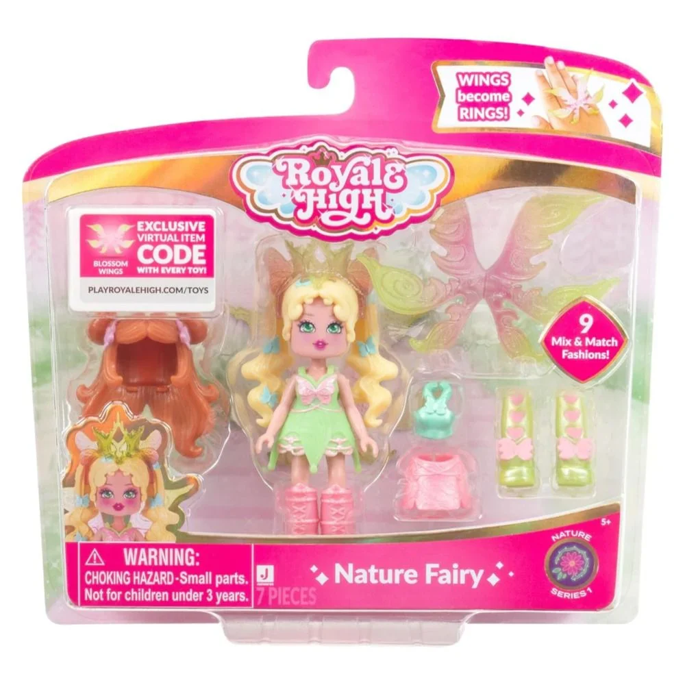 ROYALE HIGH 3 INCH CORE DELUXE FIGURES - NATURE FAIRY