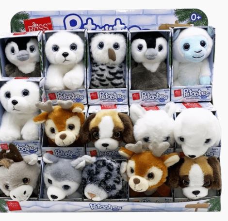 RUSS PETOOTIES 4" WINTER MINI PLUSH