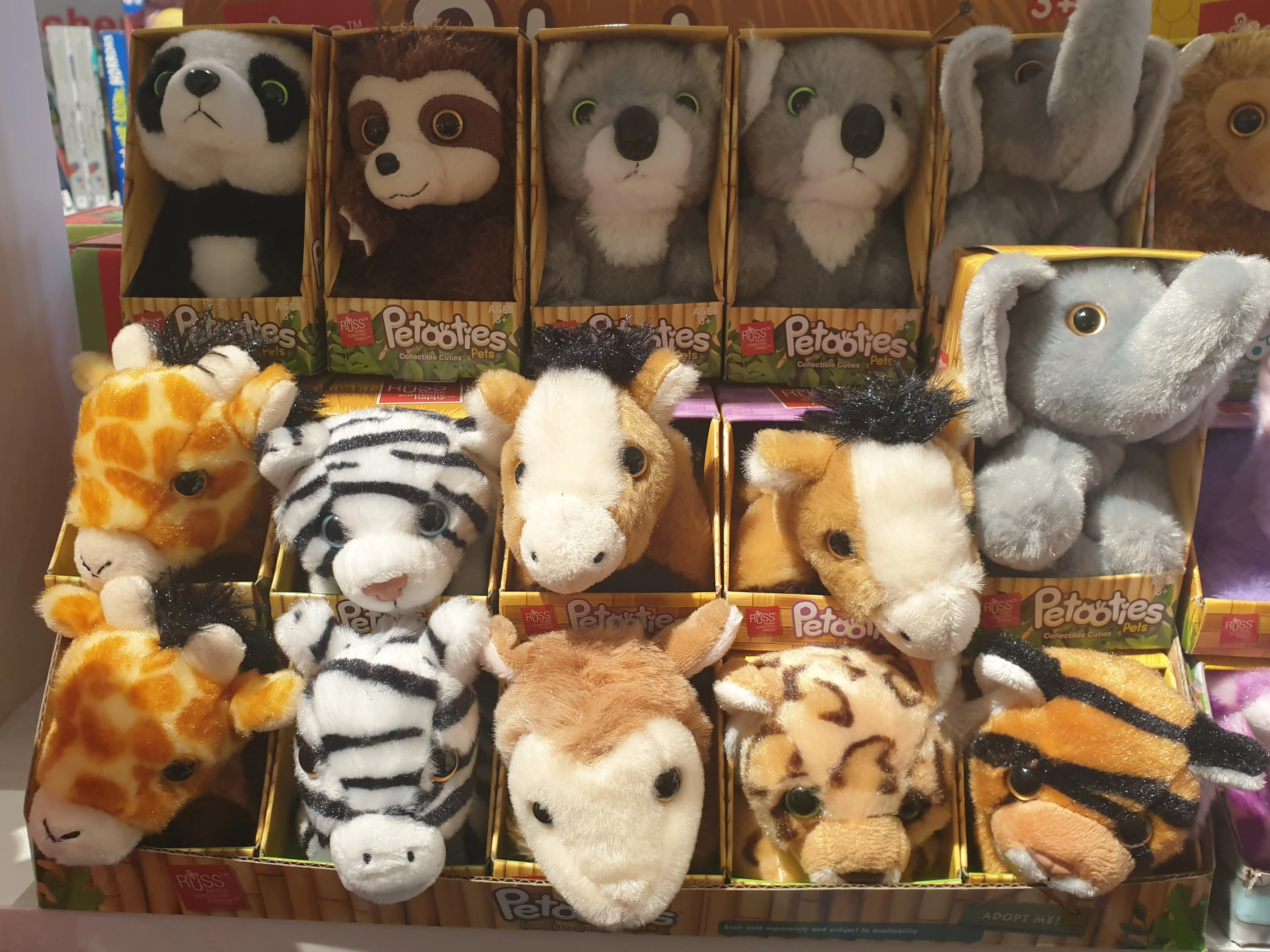 RUSS PETOOTIES ZOO MINI PLUSH