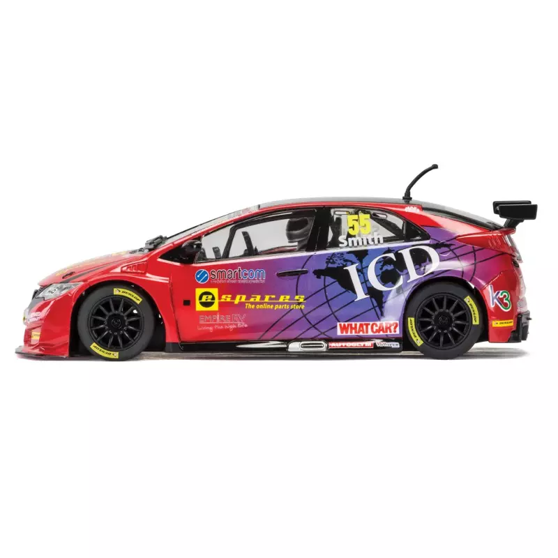 SCALEXTRIC C3860 BTCC HONDA CIVIC TYPE R, JEFF SMITH