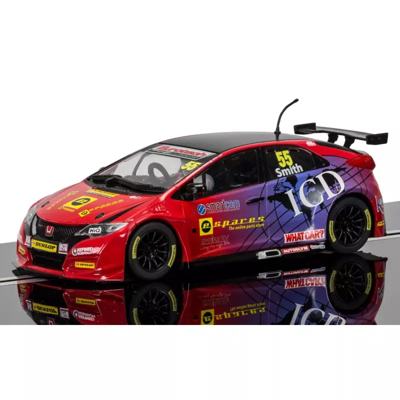 SCALEXTRIC C3860 BTCC HONDA CIVIC TYPE R, JEFF SMITH - Image 2
