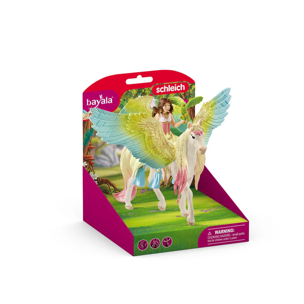 SCHLEICH - BAYALA - FAIRY SURAH WITH GLITTER PEGASUS - Image 2