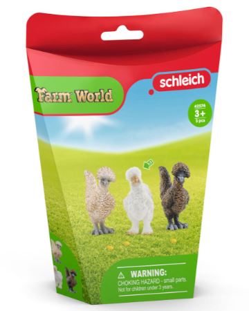 SCHLEICH - FARM WORLD - CHICKEN FIRENDS 3 PACK - Image 2