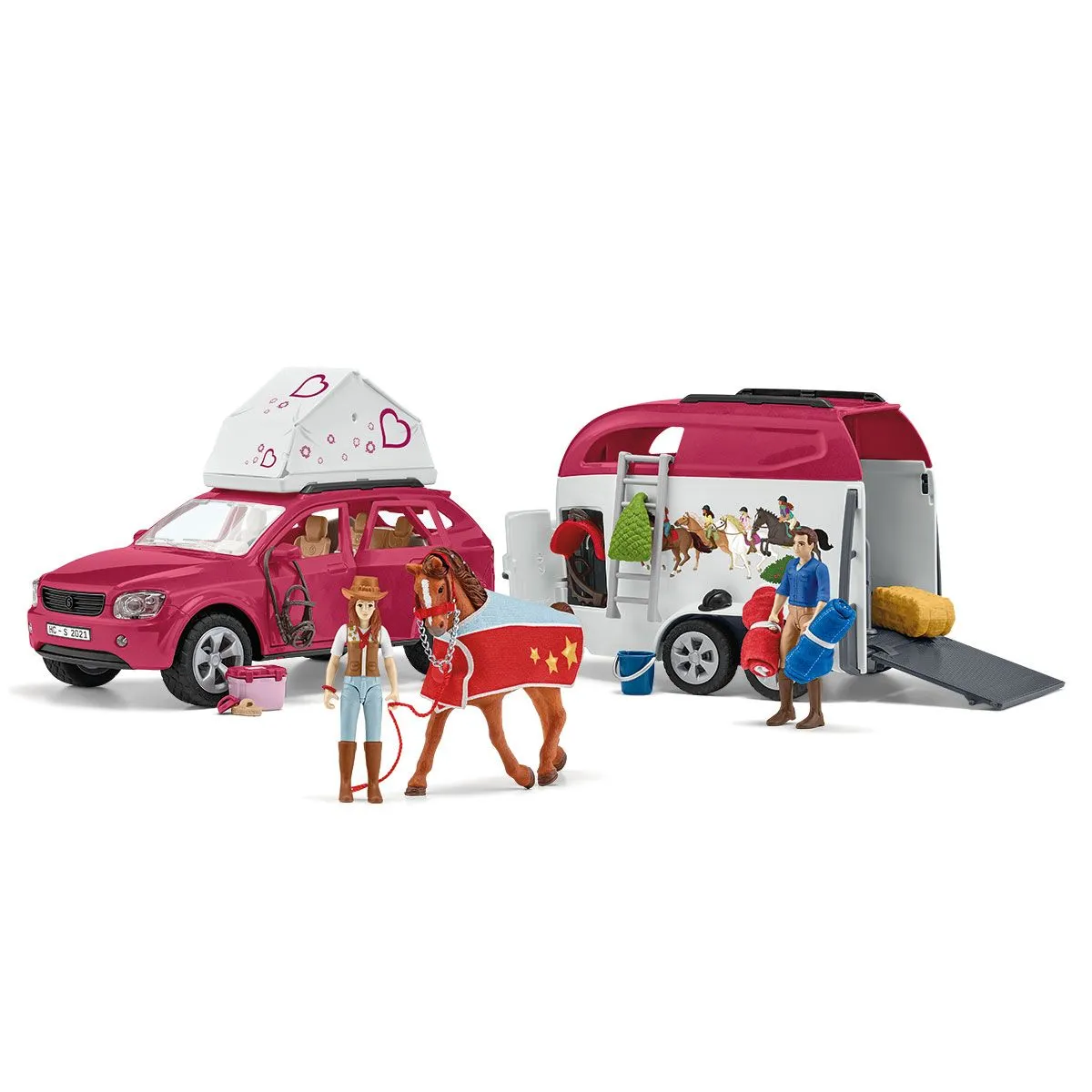 SCHLEICH - HORSE ADVENTURES WITH CAR AND TRAILER - Image 11