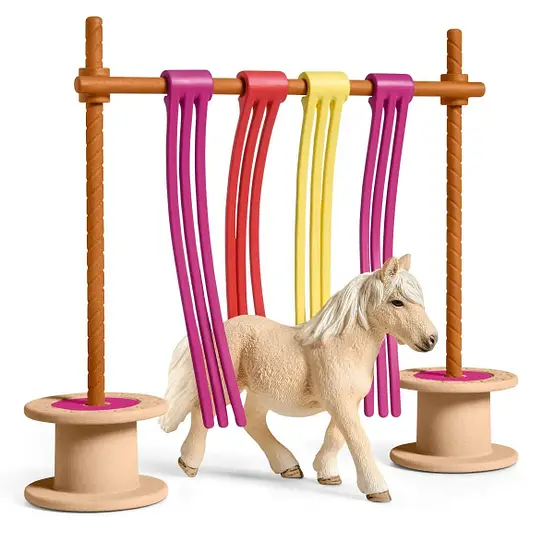 SCHLEICH-PONY CURTAIN OBSTACLE - Image 2