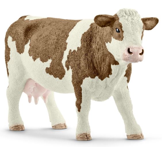 SCHLEICH - SIMMENTAL COW