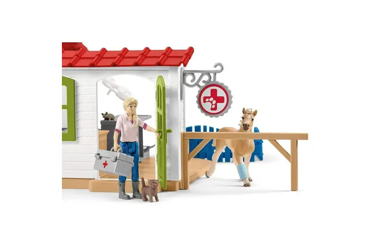 SCHLEICH VETERINARIAN PRACTISE WITH PETS - Image 2