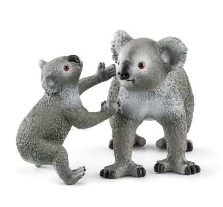 SCHLEICH - WILD LIFE - KOALA MOTHER AND BABY - Image 2