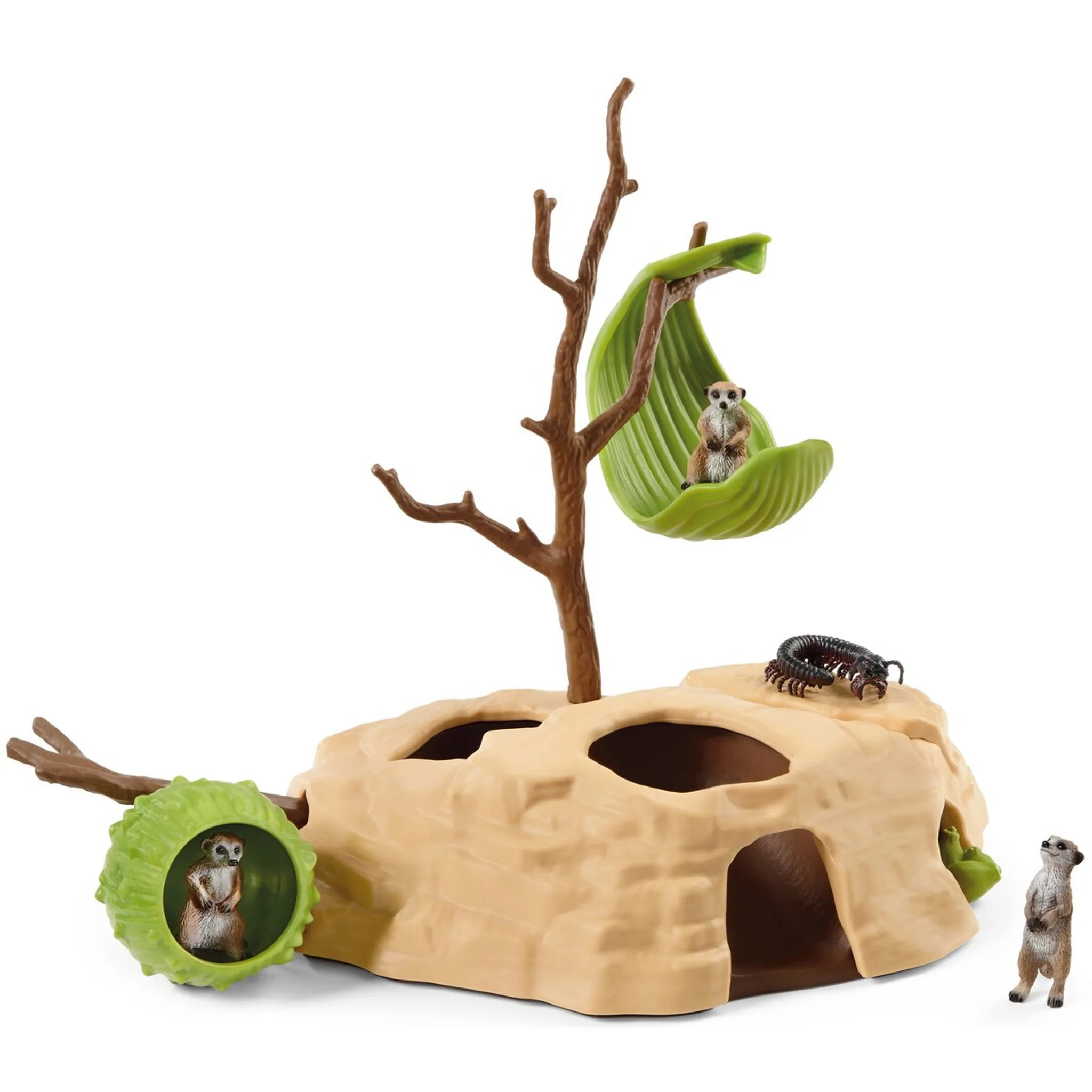 SCHLEICH - WILD LIFE - MEERKAT HANGOUT - Image 2