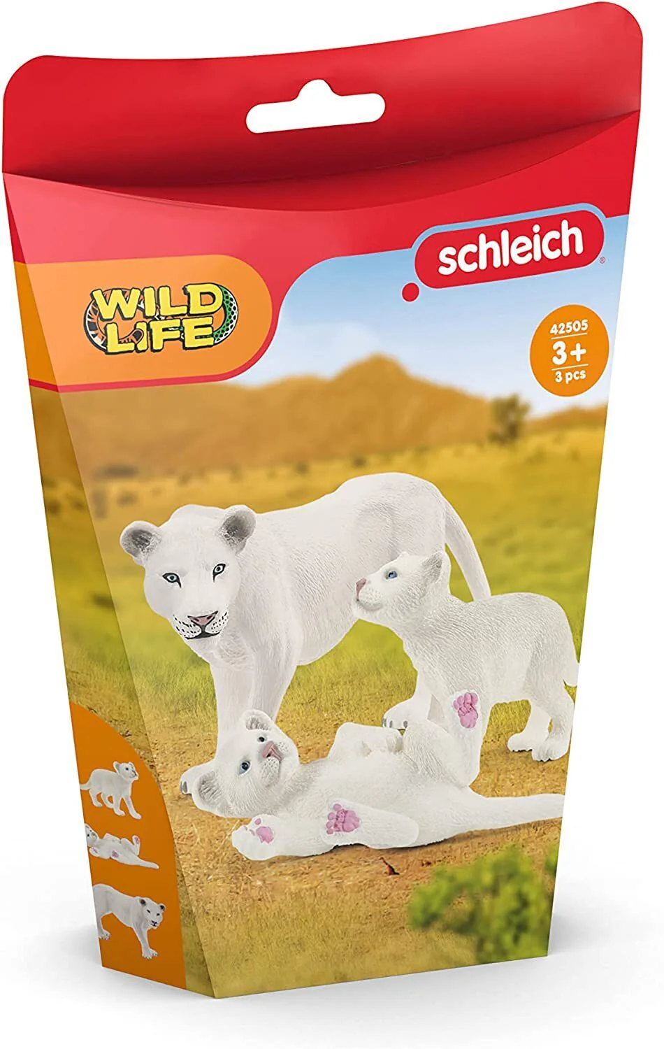 SCHLEICH - WILD LIFE - WHITE LION AND CUBS - Image 2