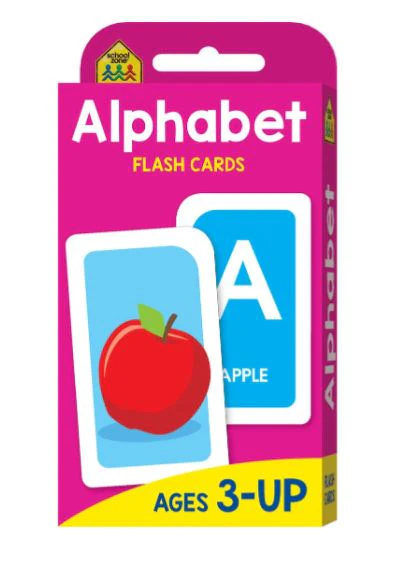 SCHOOL ZONE: ALPHABET FLASH CARDS