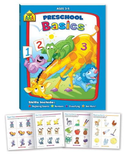 SCHOOL ZONE: PRESCHOOL BASICS: SOUNDS, NUMBERS, CLASSIFYING.