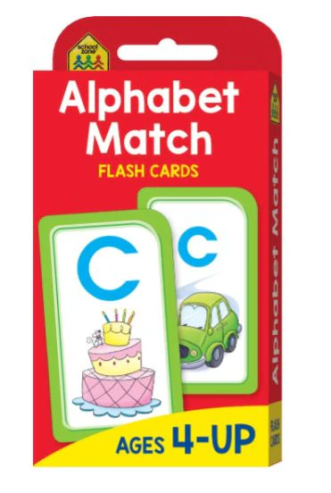 SCHOOL ZONE ALPHABET MATCH FLASH CARDS