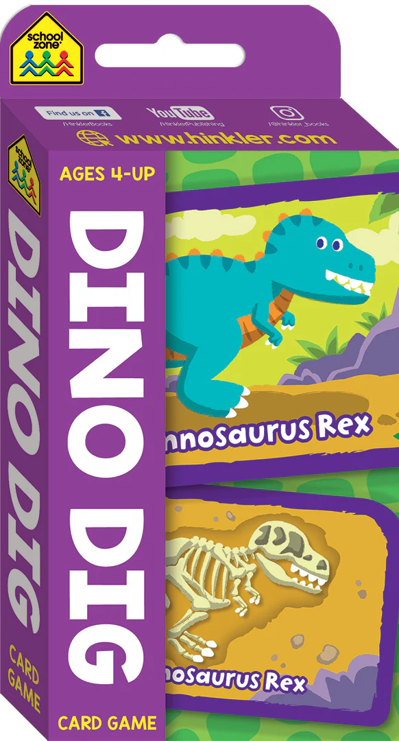 SCHOOLZONE: DINO DIG FLASH CARDS