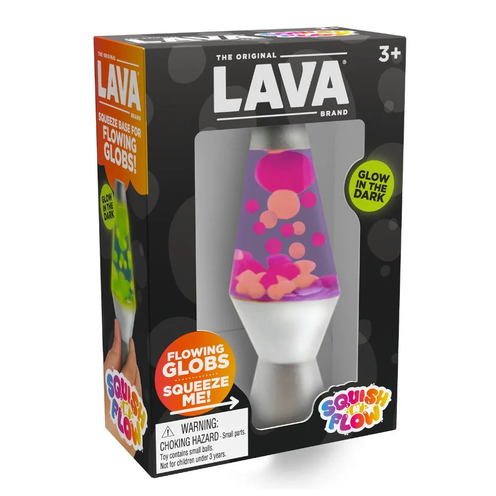 SCHYLLING LAVA SQUISH AND FLOW MINI LAVA LAMP