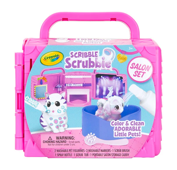 CRAYOLA SCRIBBLE AND SCRUBBIE SALON SET