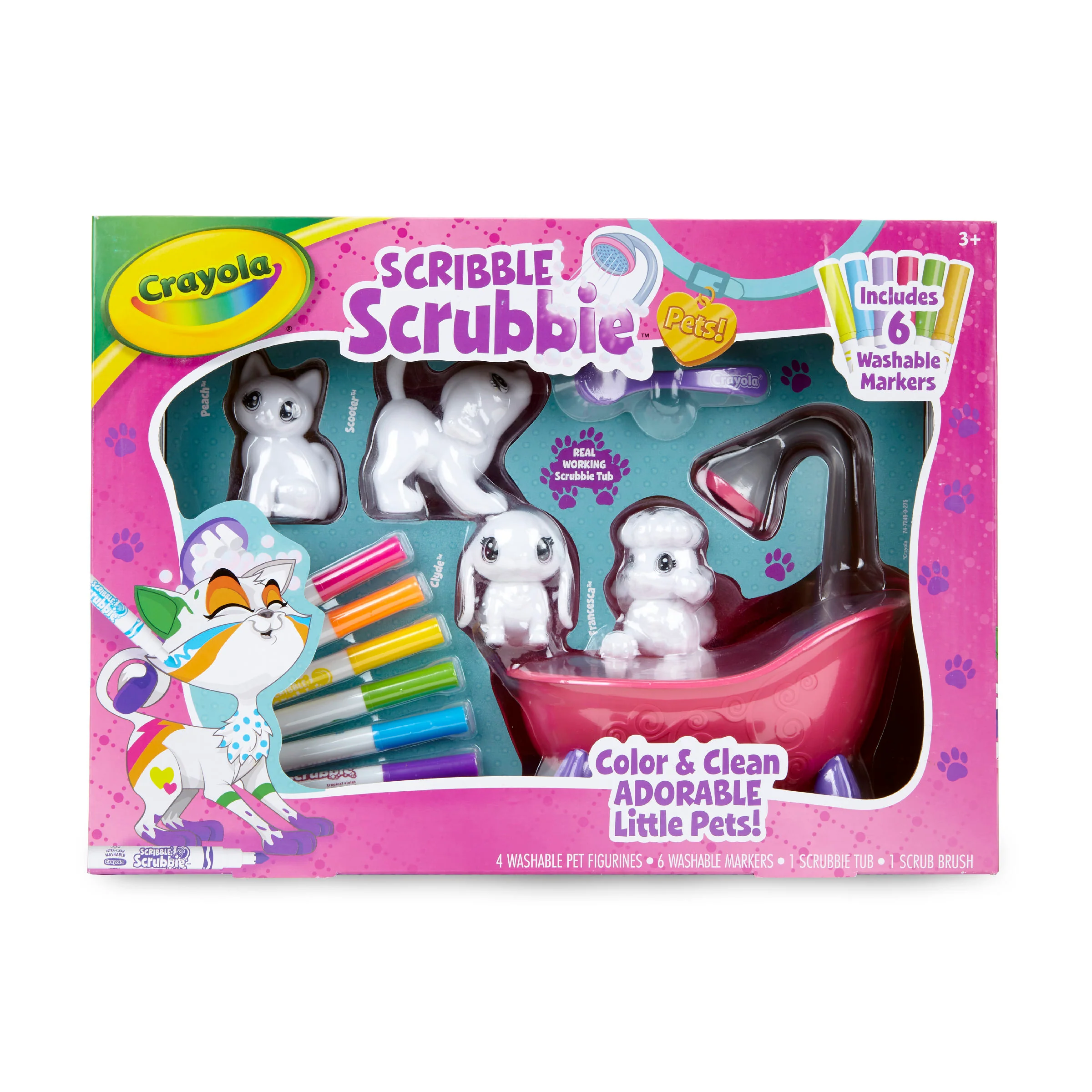 CRAYOLA SCRIBBLE SCRUBBIES PLAY SET