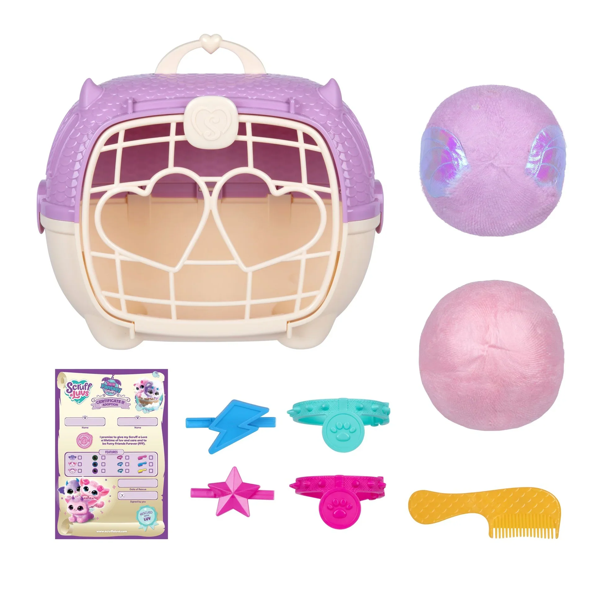 SCRUFF A LUVS - TWIN FANTASY PACK PURPLE PET - Image 5