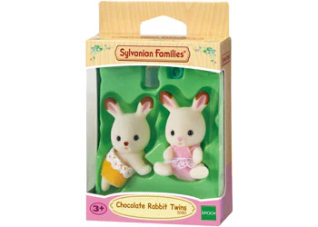 SYLVANIAN FAMILIES - CHOCOLATE RABBIT TWINS