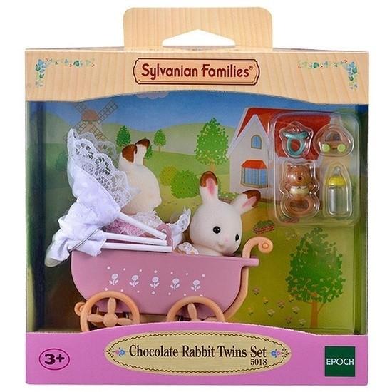 SF - CHOCOLATE RABBIT TWINS SET