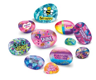 SHIMMER N SPARKLE INSPIRATIONAL ROCK ART PAINTING KIT
