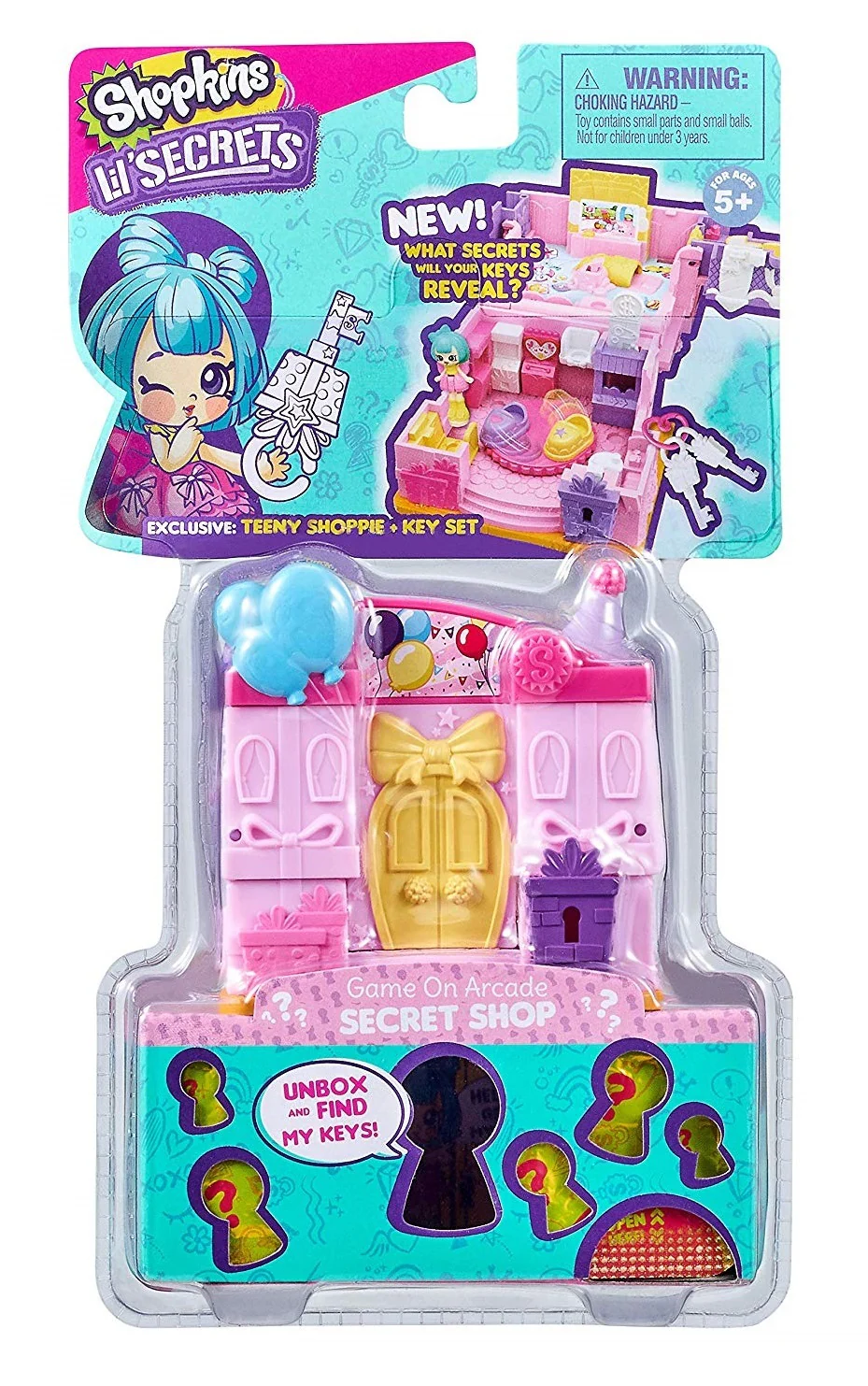 SHOPKINS LITTLE SECRETS  S3 MINI PLAYSET -  GAME ON ARCADE - Image 2