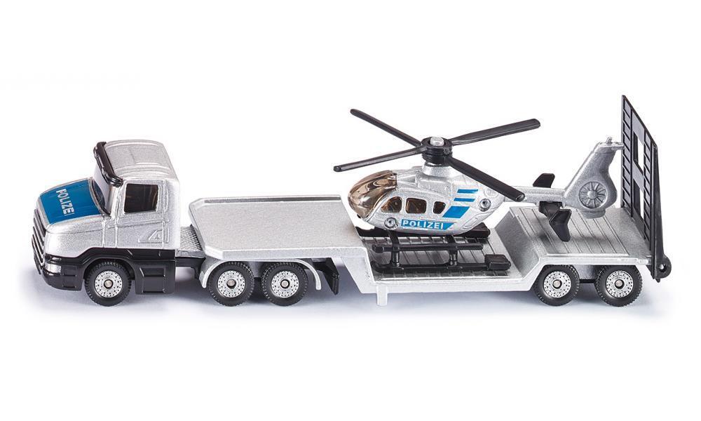 SIKU - LOW LOADER WITH HELICOPTER
