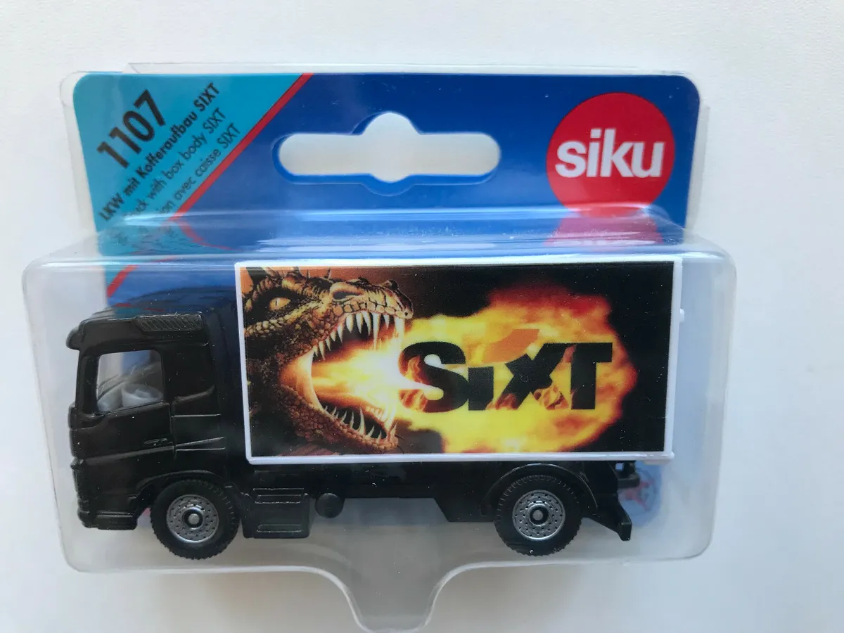 SIKU 1107 -TRUCK WITH BOX BODY SIXT