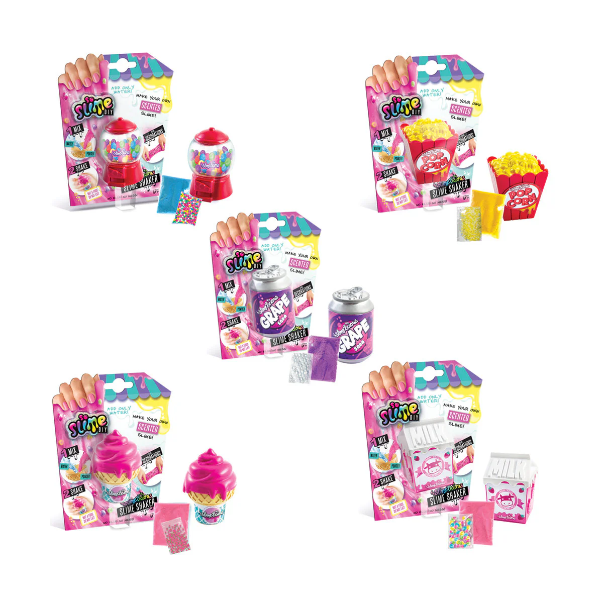 SLIMELICIOUS SLIME SHAKER ASSORTMENT