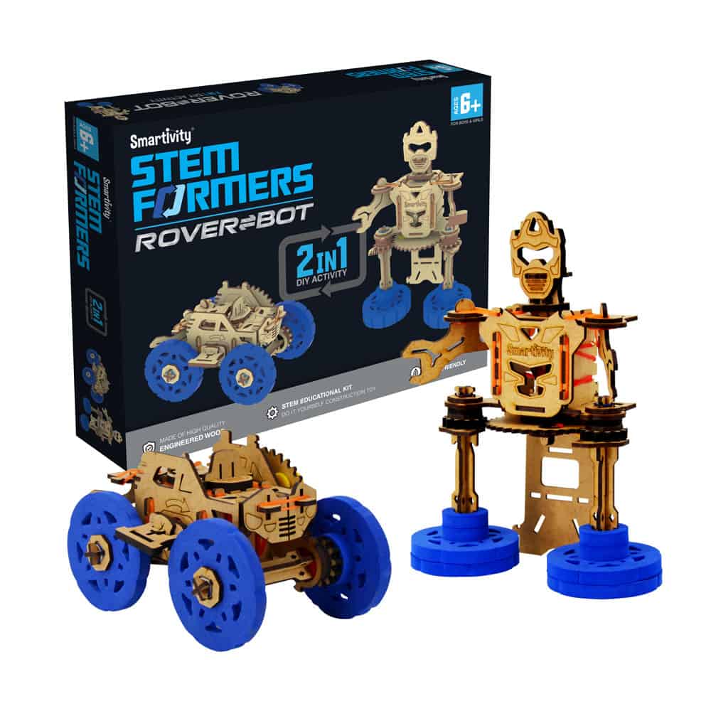 SMARTIVITY STEMFORMER - WINDUP CAR AND ROBOT