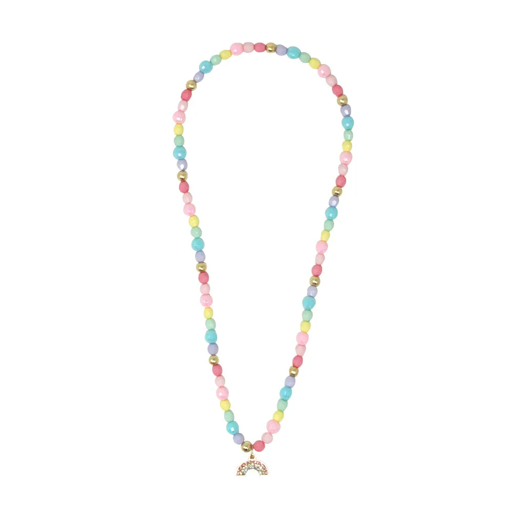 SMILE BE HAPPY RAINBOW NECKLACE