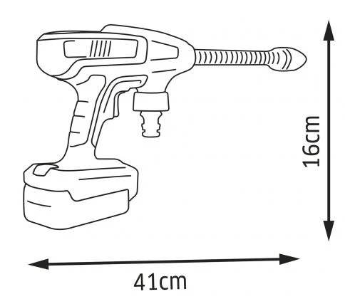 SMOBY KARCHER KHB 6 HANDHELD PRESSURE WASHER TOY - Image 4