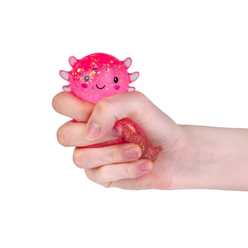 SMOOSHOS - SPARKLING GLITTER SUPER SQUEEZE - AXOLOTL - Image 3