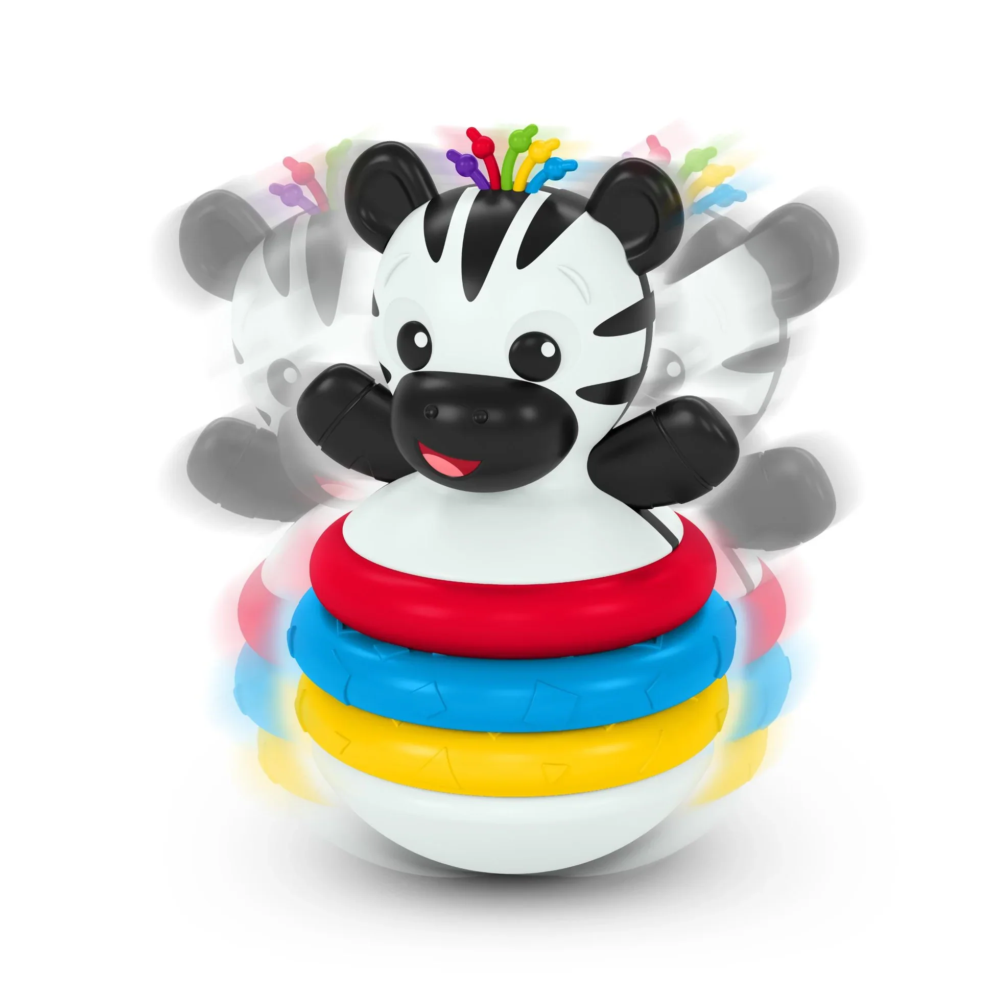 BABY EINSTEIN STACK & WOBBLE ZEN TEETHER TOY - Image 2