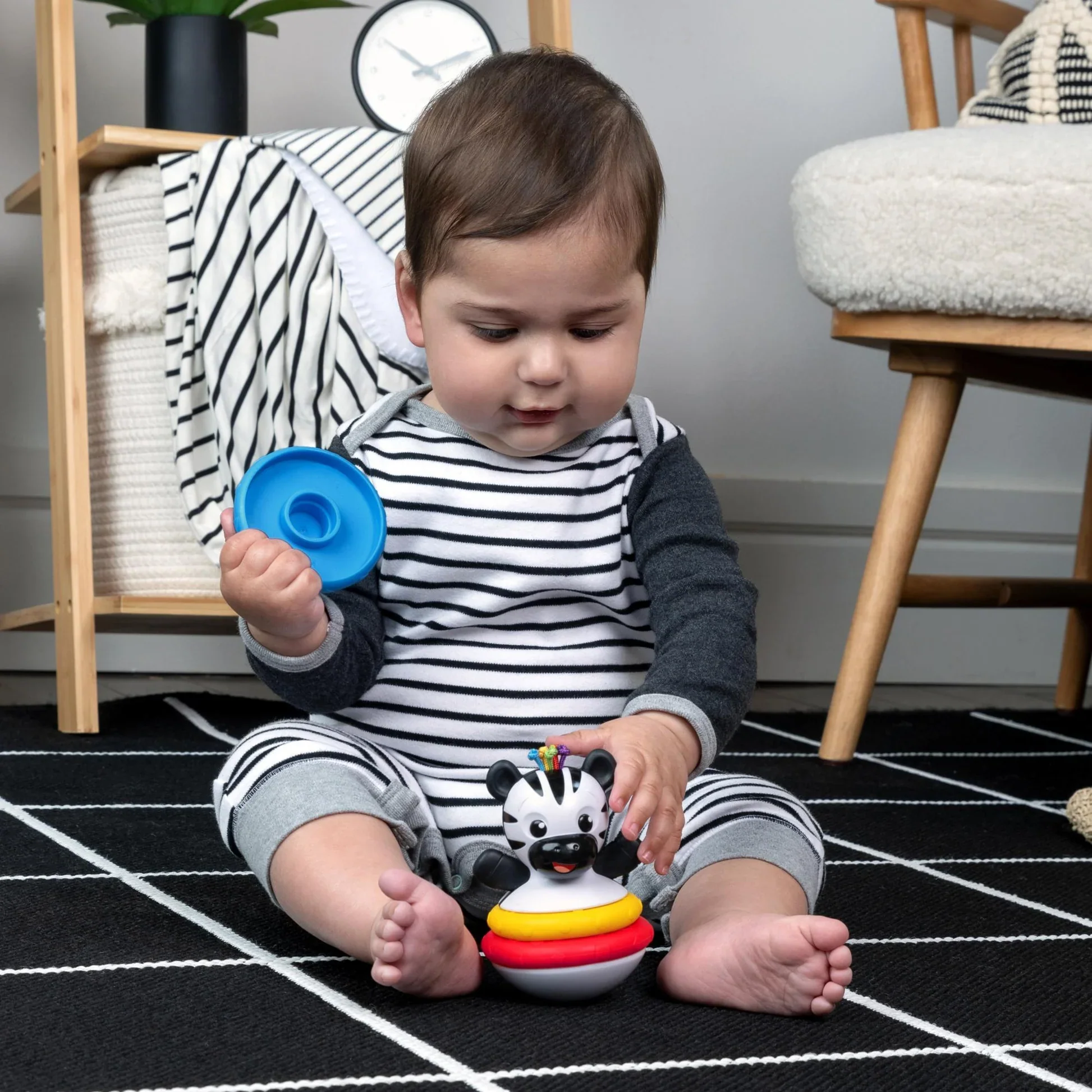 BABY EINSTEIN STACK & WOBBLE ZEN TEETHER TOY - Image 7