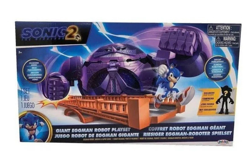 SONIC 2 MOVIE - GIANT EGGMAN ROBOT PLAYSET