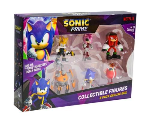 SONIC THE HEDGEHOG - PRIME - 6.5CM COLLECTIBLE FIGURES 8 PACK DELUXE BOX